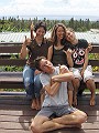 Caitlin, Lucas and Shani Pomerantz