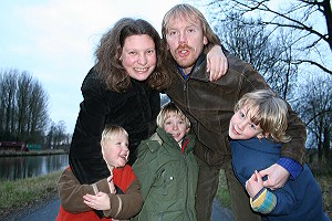 Alwin, Kristin and kids Jacobs